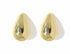 URVIE (UP) GOLD Oversized Tear Drop Studs