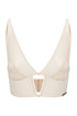 ANDI Champagne Mesh + Satin Long Line Bralette