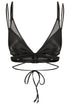 BAILEY Black Double Cup Bra with ties