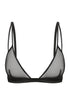 DEPP Black Double Strap Bra Top