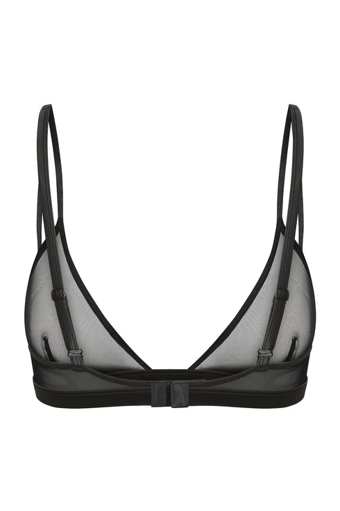DEPP Black Double Strap Bra Top