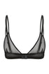 DEPP Black Double Strap Bra Top