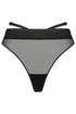 JOAN Black G-String with Adjustable Straps