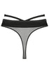 JOAN Black G-String with Adjustable Straps