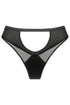 MAE Black Half-Moon Cut-Out G-String
