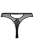 MAE Black Half-Moon Cut-Out G-String