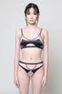 MAE Satin Light Half-Moon Cut-Out G-String