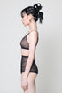 WARREN Scoop Neck Mesh Bra Top