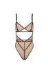 LEXI Dark Nude Cut-Out Bodysuit