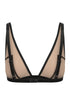 COLLINS Dark Nude Triangle Bra Top