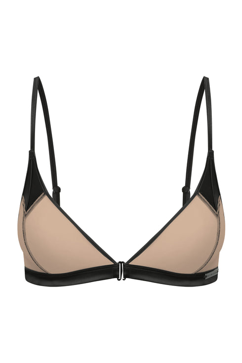 JOAN Dark Front-Clip Triangle Bra
