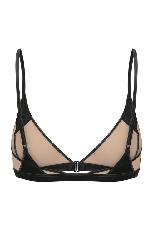 JOAN Dark Front-Clip Triangle Bra