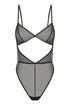 LEXI Black Cut-Out Bodysuit