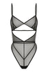 LEXI Black Cut-Out Bodysuit
