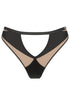 WEST Dark Half Moon Cut-Out Mesh G-String