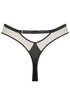 WEST Light Half Moon Cut-Out Mesh G-String