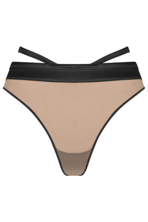 JOAN Dark G-String with Adjustable Straps