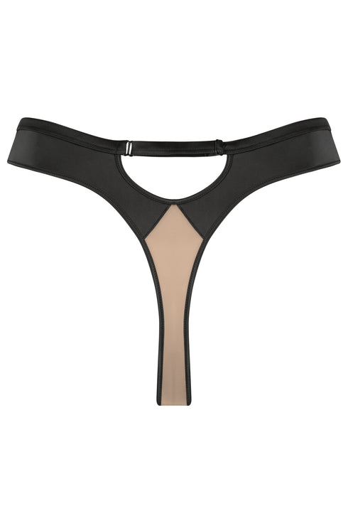 MAE Dark Half-Moon Cut-Out G-String