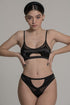 MAE Black Half-Moon Cut-Out G-String