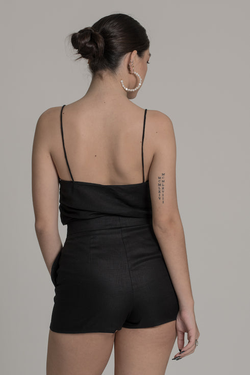 LIZZY Linen High Waisted Hot Pants