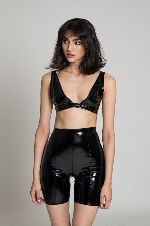 STORMIE High Waisted BikeShorts with Zip