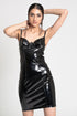 REGENT Mini PVC Dress with Centre Bust Detailing